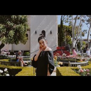 Designer little black dress